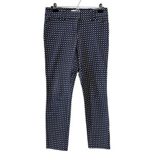 Ricki’s Slim Ankle Cropped Pants  Slant Pocket Blue White Size 2